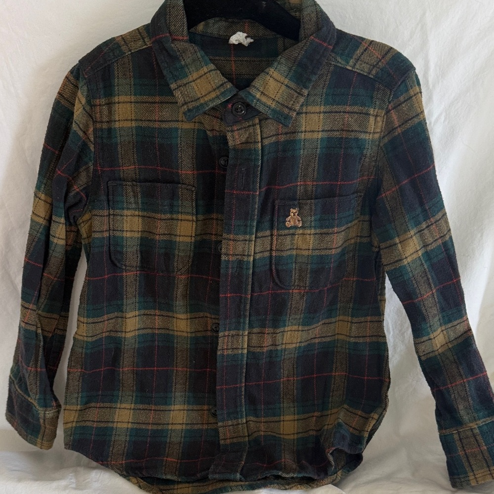 GAP Plaid Button-Down Shirts - 4T